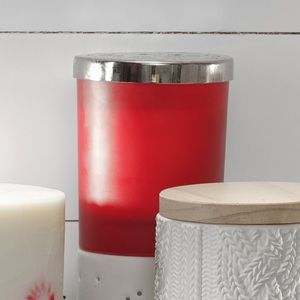 NWT Charleston Fall Delight Red Jar Candle
